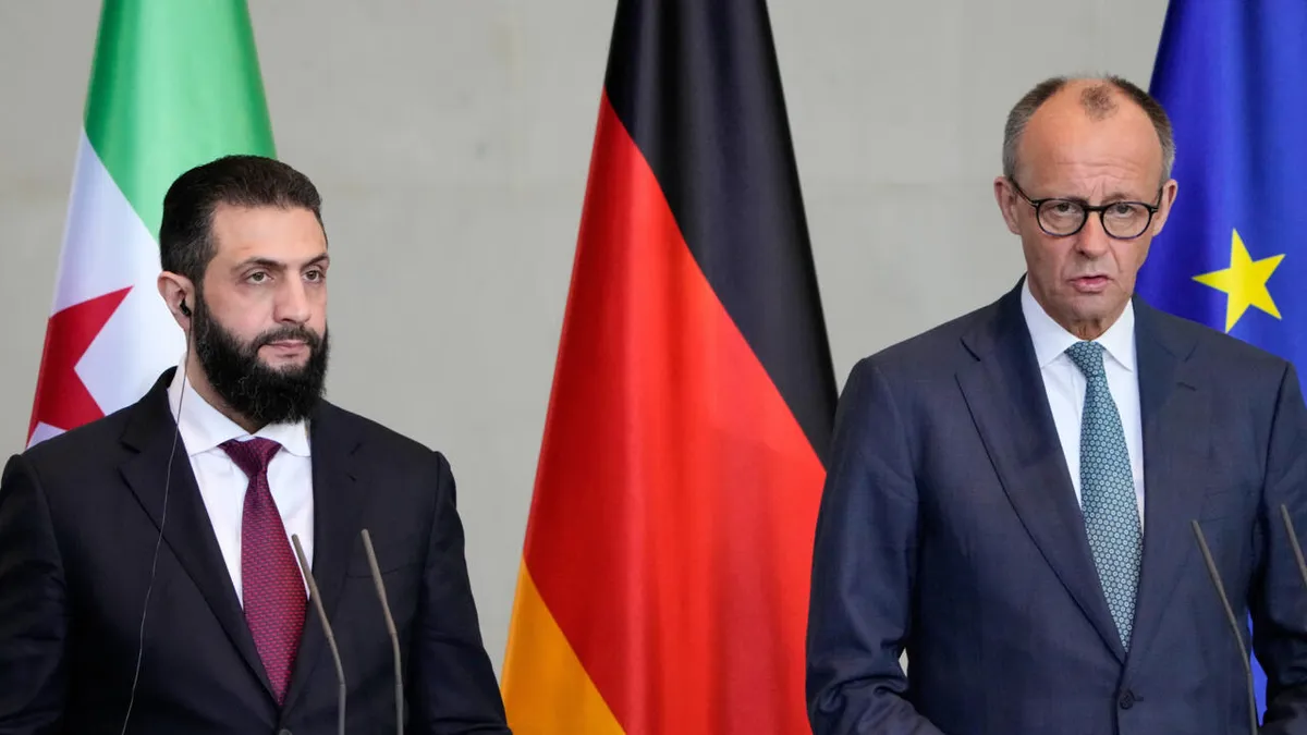 Allemagne: après la visite d'al-Charaa, Merz espère un retour massif des réfugiés syriens