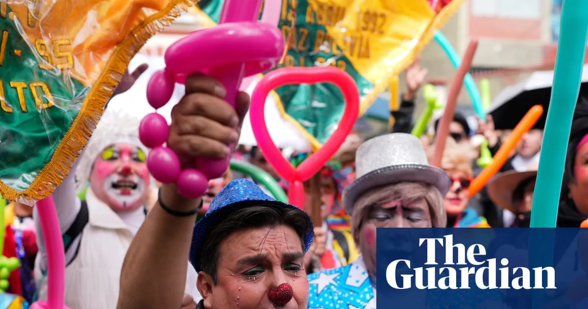 Sad faces all round as Bolivia’s clowns protest over decree threatening their livelihoods