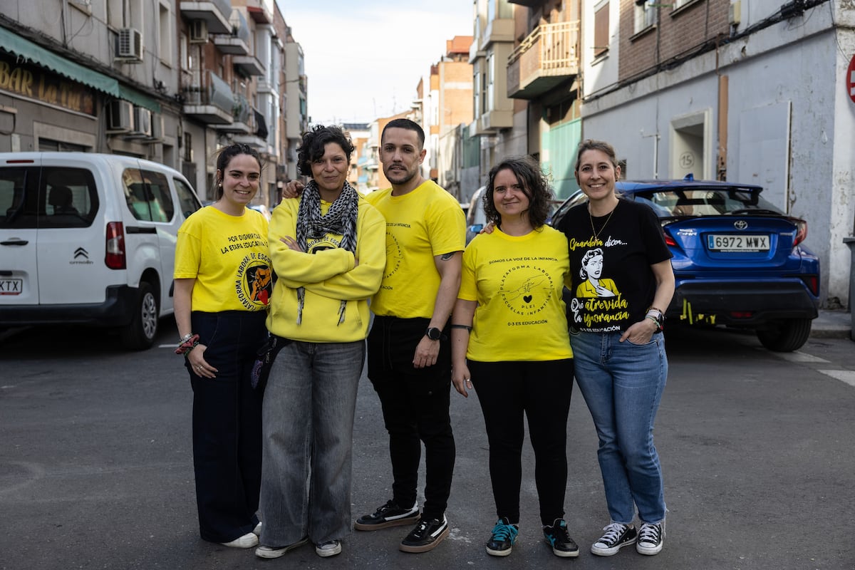 Los profesores de Infantil en Madrid denuncian la precariedad laboral y de las escuelas: “Preferiría llevar a mi hijo a jugar a un descampado”