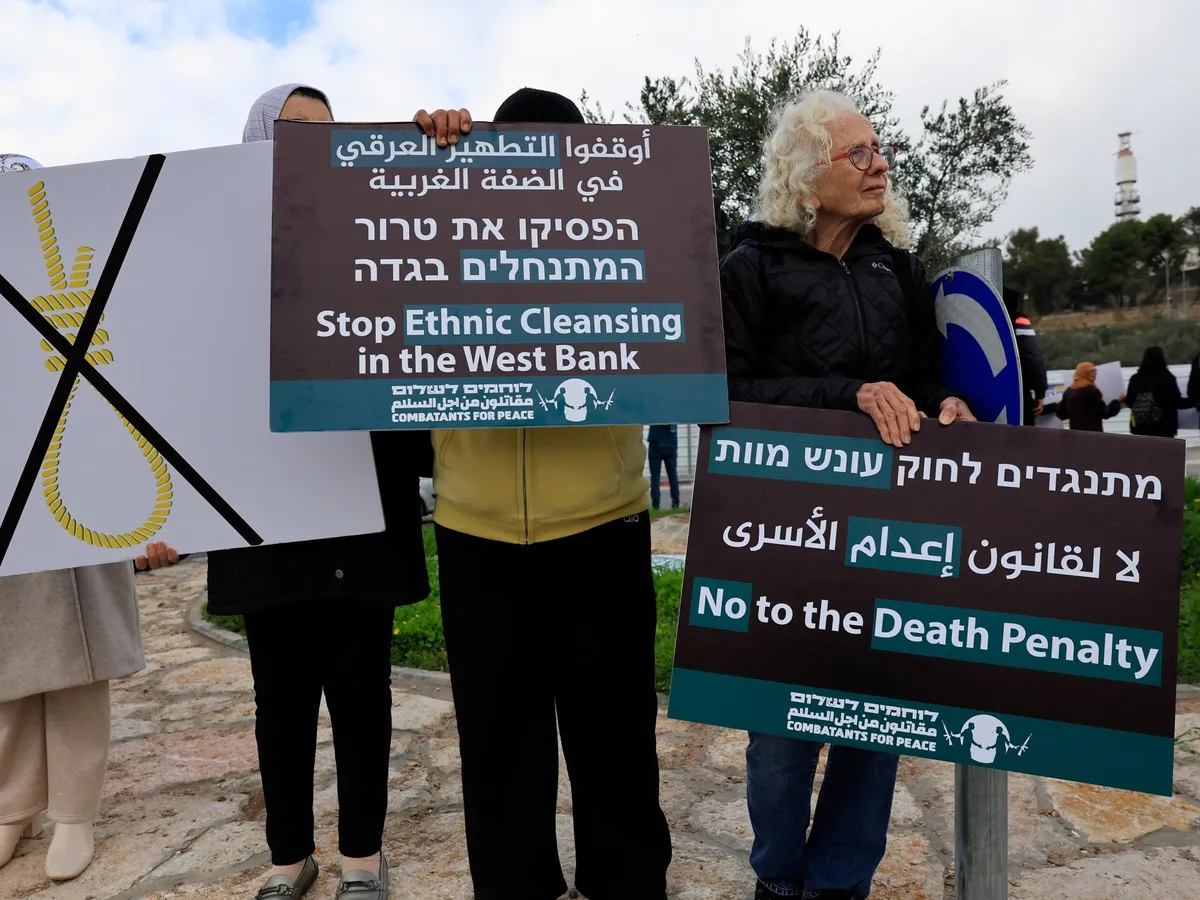 Outrage and condemnation over Israel’s death penalty law for Palestinians