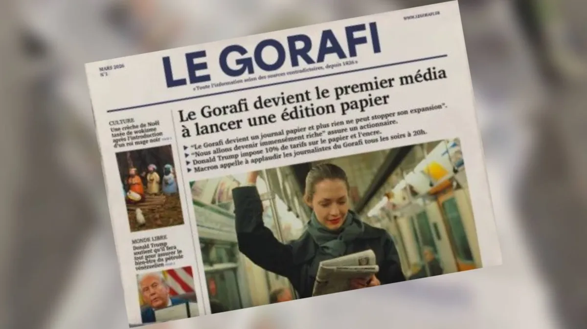 La satire "contribue à la respiration du débat démocratique" : le site satirique Le Gorafi se lance en version papier