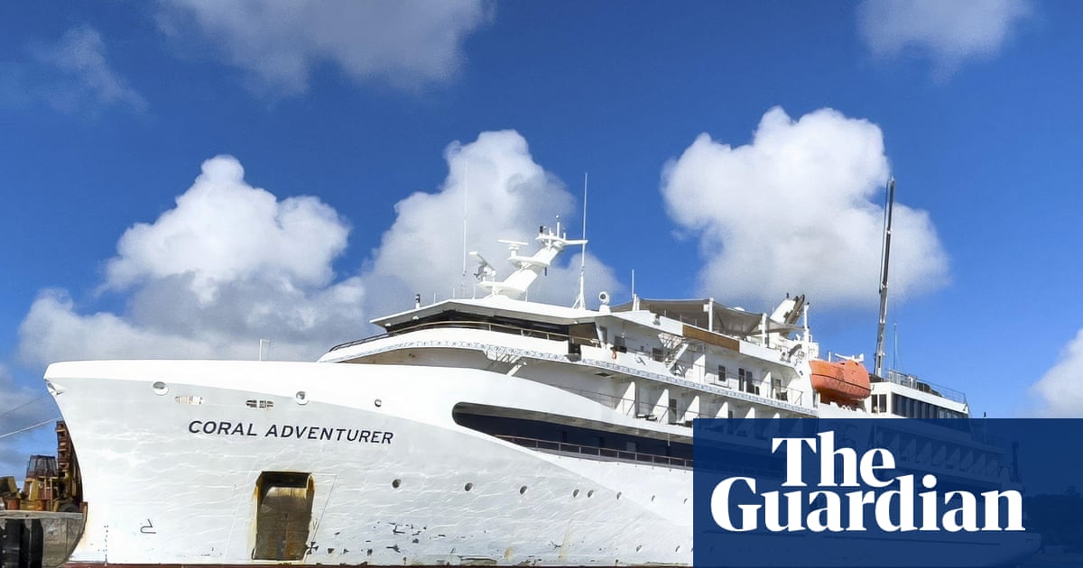 Australian cruise ship investigated after leaving passenger behind runs aground off PNG with 120 people on board