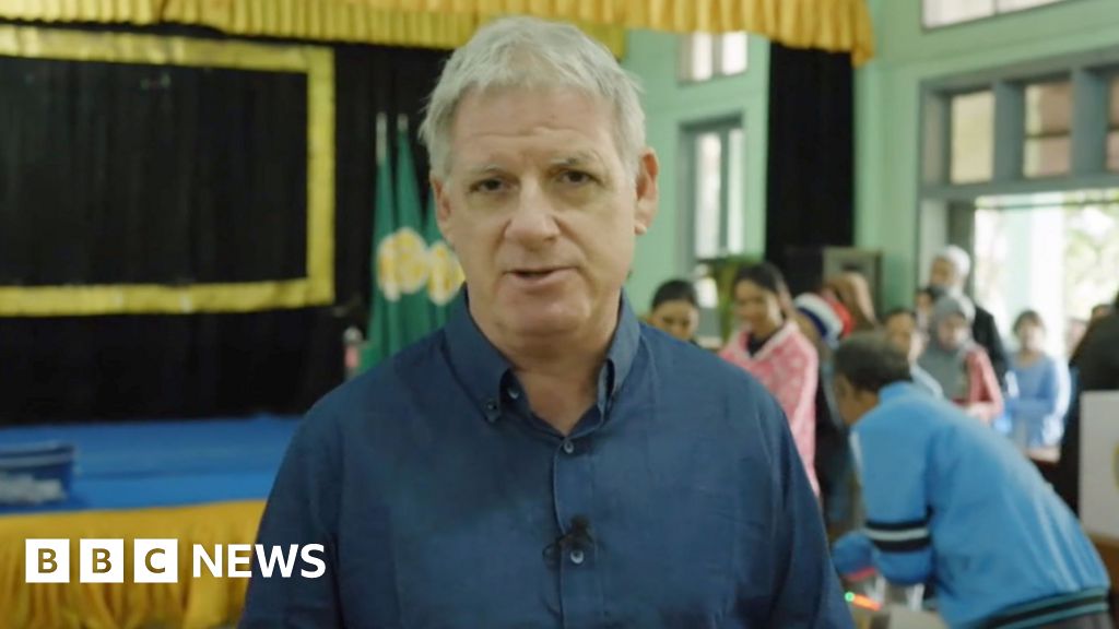 BBC visits Myanmar polling station as civil war rages on