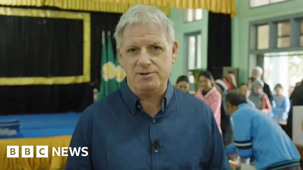 BBC visits Myanmar polling station as civil war rages on