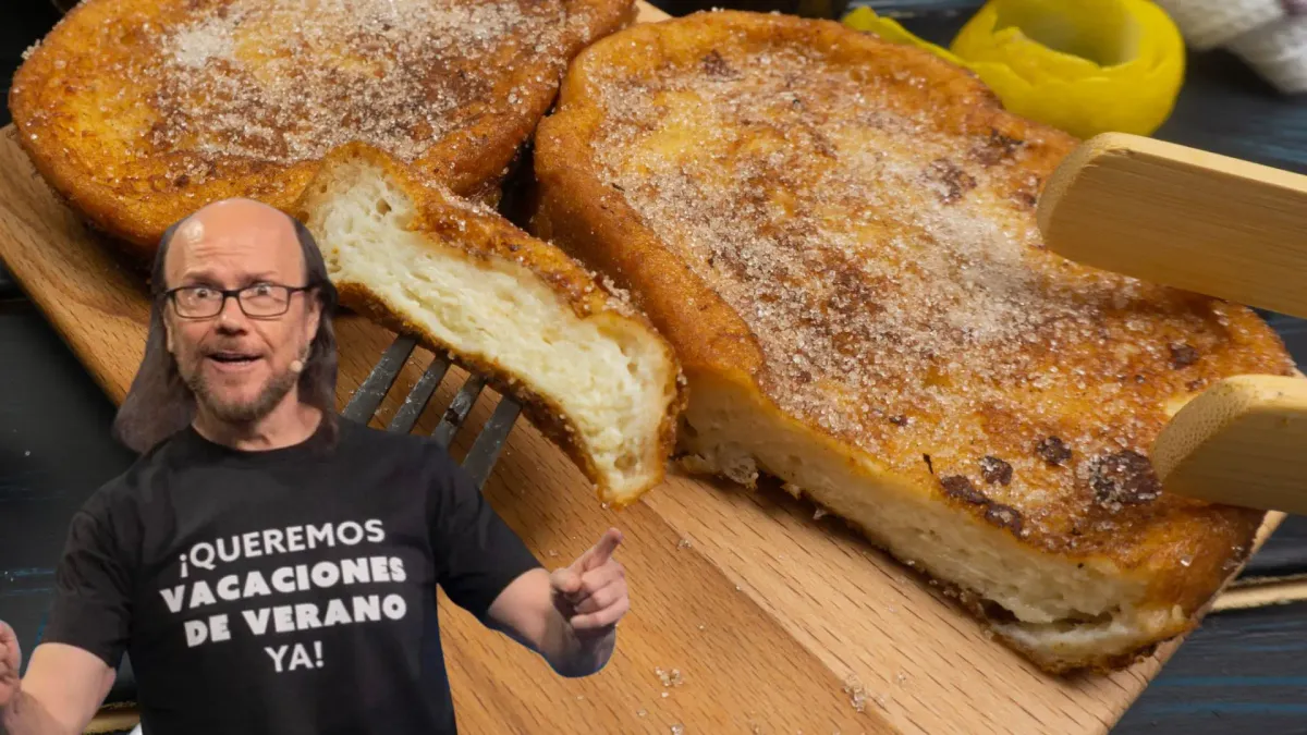 
         El ingrediente secreto que usa Santiago Segura para hacer sus torrijas 
    