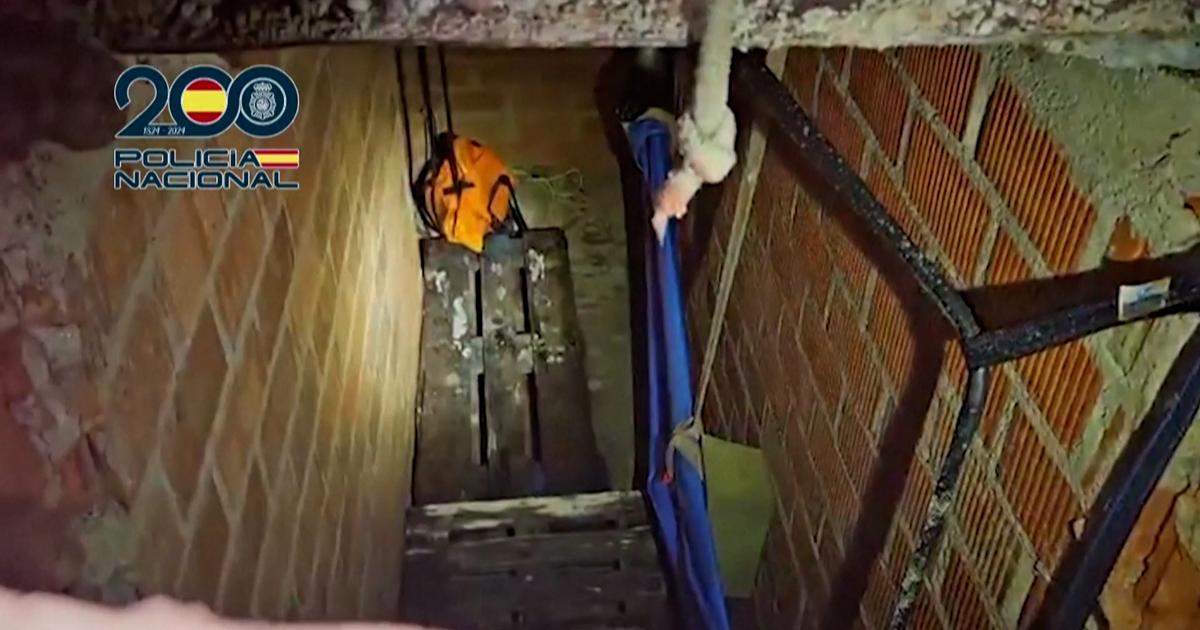 Rails, wagons, poulies... Les images d’un tunnel de transport de drogue découvert entre le Maroc et l’Espagne