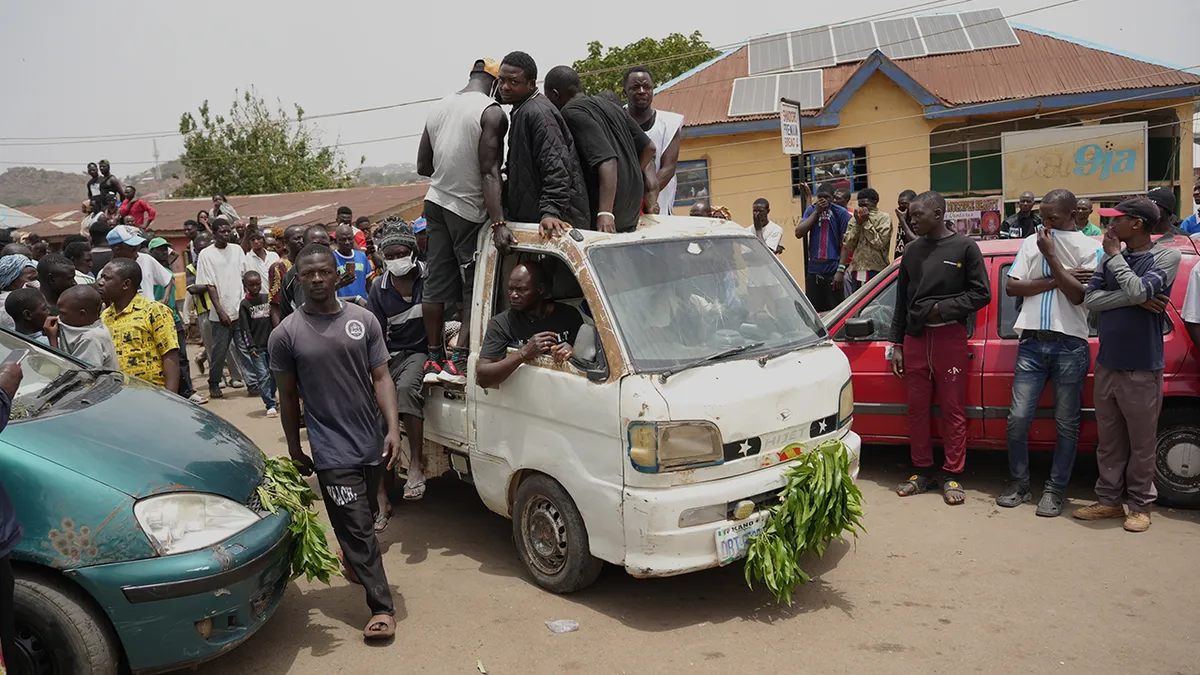 Gunmen on bikes storm Nigeria village on Palm Sunday, killing at least 20