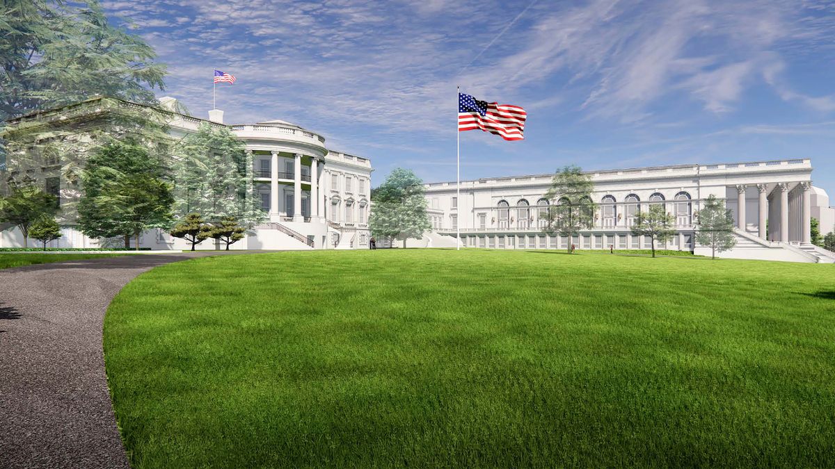 Donald Trump: Richter stoppt Bauarbeiten für neuen Ballsaal im Weißen Haus