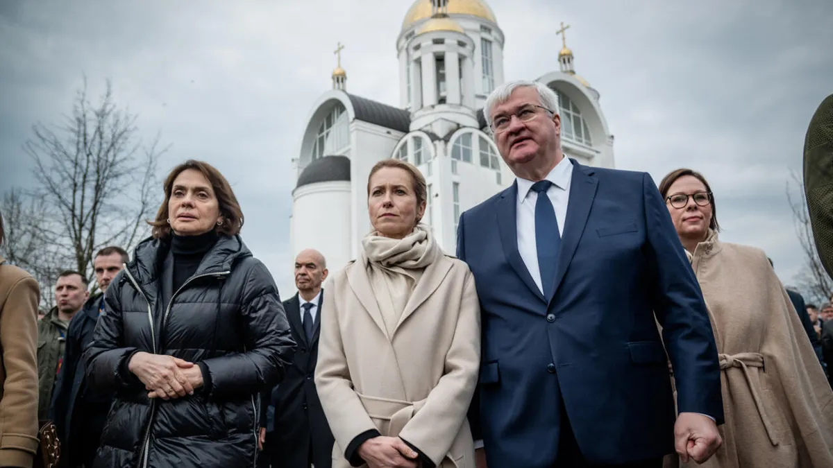 Ukraine: visite d'une délégation européenne pour commémorer les massacres de Boutcha