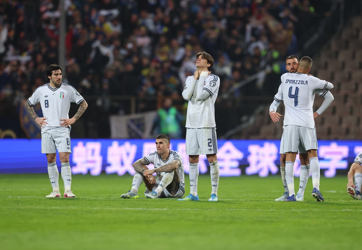 Italia arde en el peor de los infiernos, fuera del Mundial por tercera vez seguida