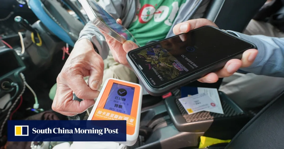 Some Hong Kong taxi drivers unprepared as new e-payments rule takes effect