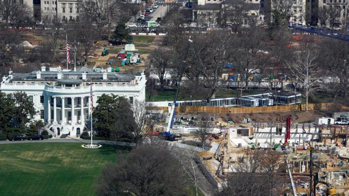Un juez federal suspende la construcción del salón de baile de Trump en la Casa Blanca