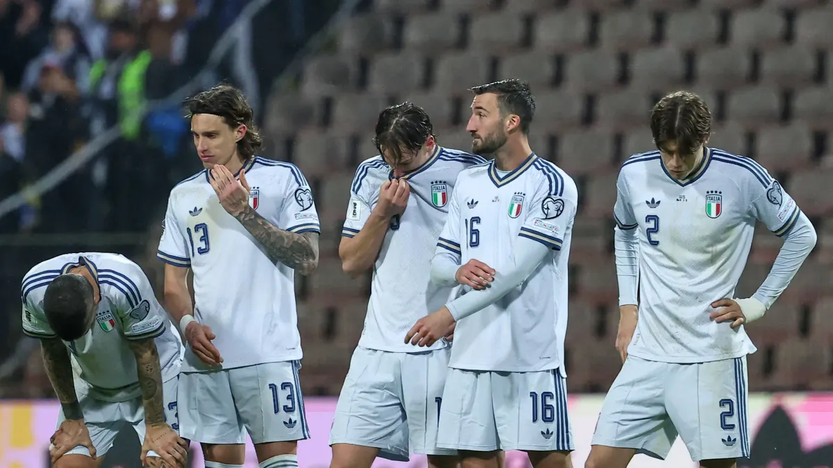 Batacazo histórico de Italia en Bosnia: fuera del Mundial por tercera vez consecutiva