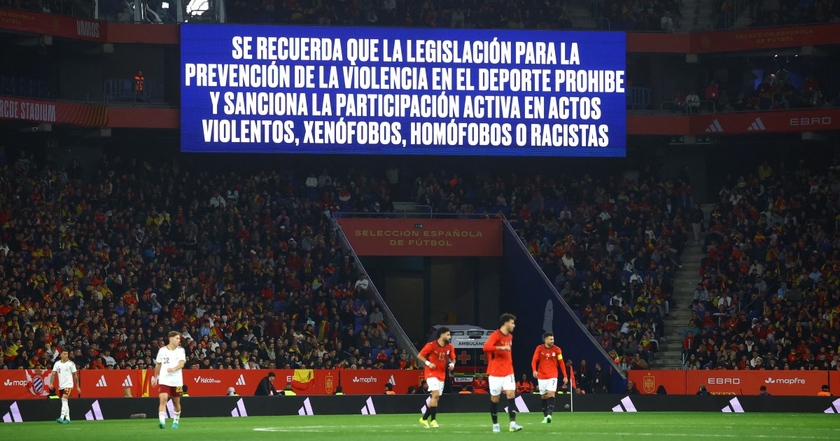 Spain’s FA condemns Islamophobic chants during game with Egypt