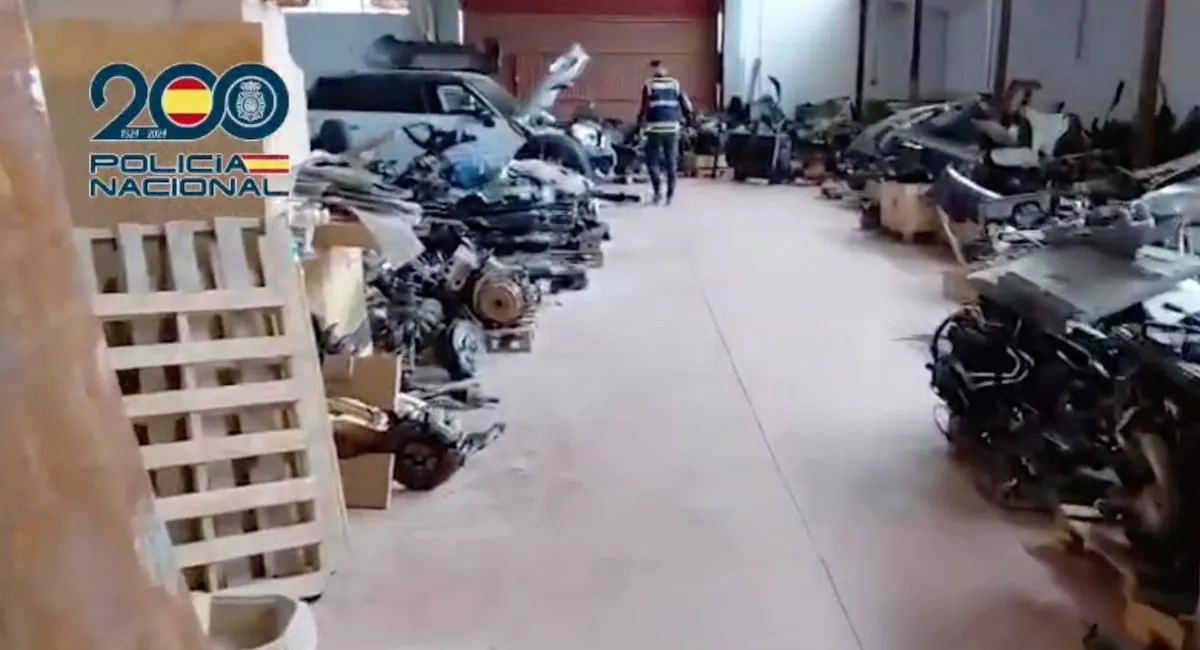 La última hamburguesa de Lalo: el fin de un entramado experto en despiezar coches robados para vender en el mercado negro