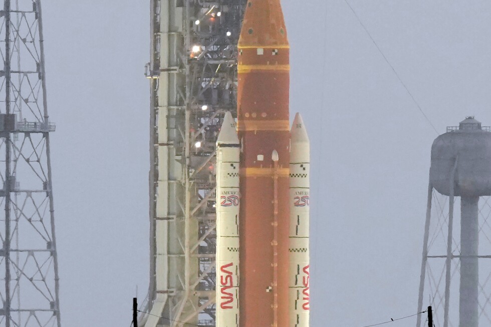 NASA begins fueling rocket to launch astronauts on the first lunar trip in half a century