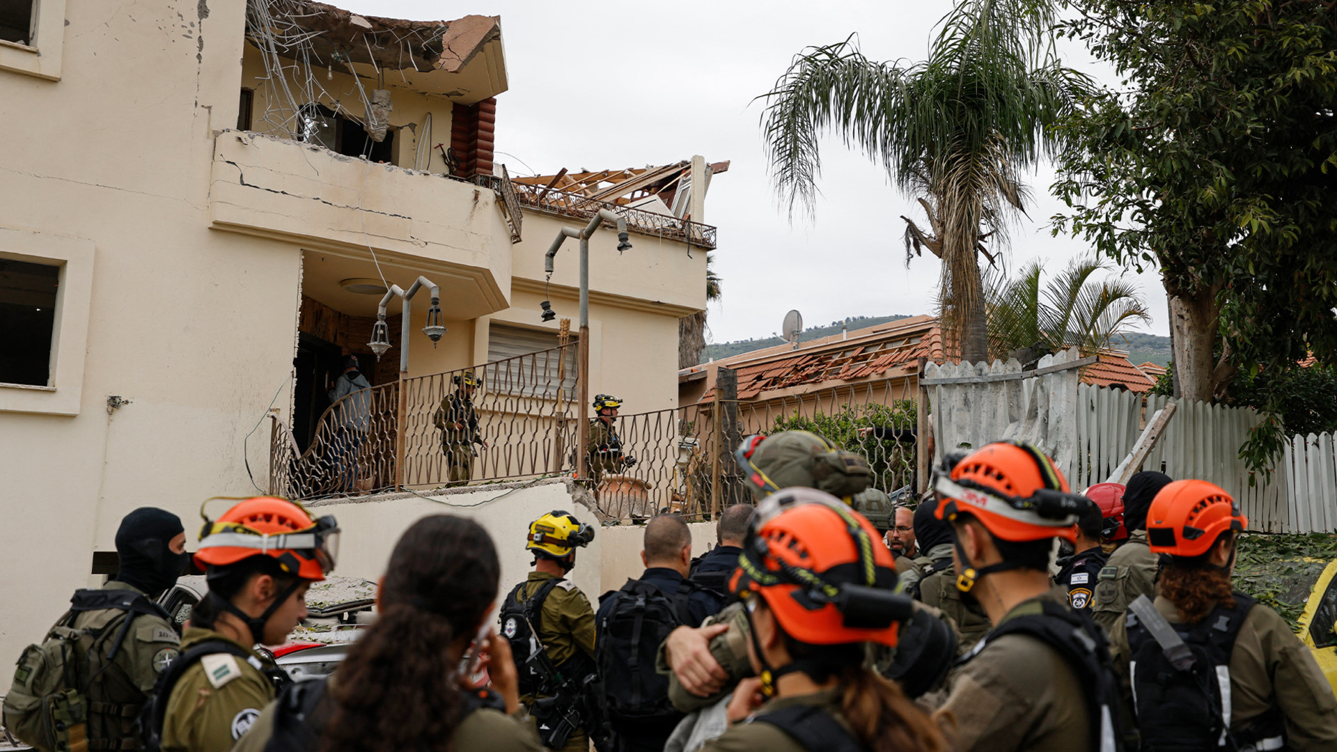 Central Israel hit by one of Iran’s largest missile barrages in weeks