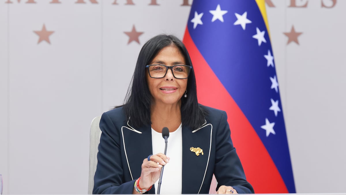 Estados Unidos levanta las sanciones contra Delcy Rodríguez