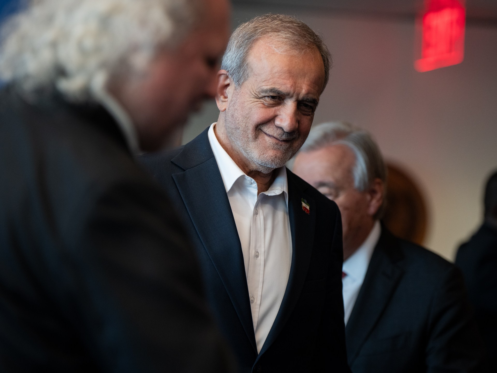 ‘Which interests being served by war?’ Iran’s Pezeshkian asks US public