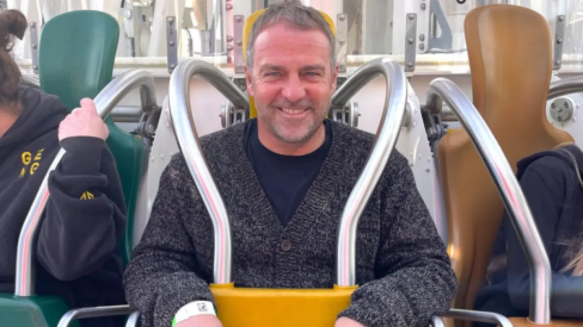 Flick disfruta del día de fiesta en el Tibidabo: el técnico, a la espera de los internacionales