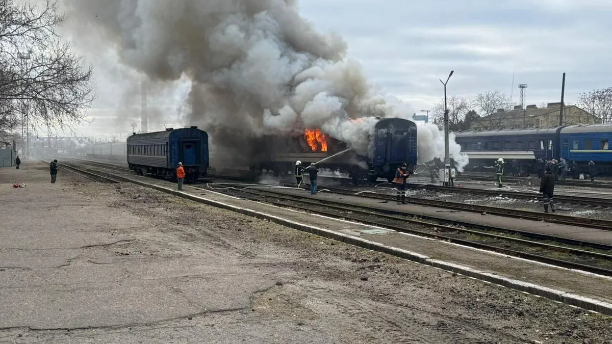 Ukraine: les évacuations de trains de passagers de plus en plus fréquentes face aux attaques russes