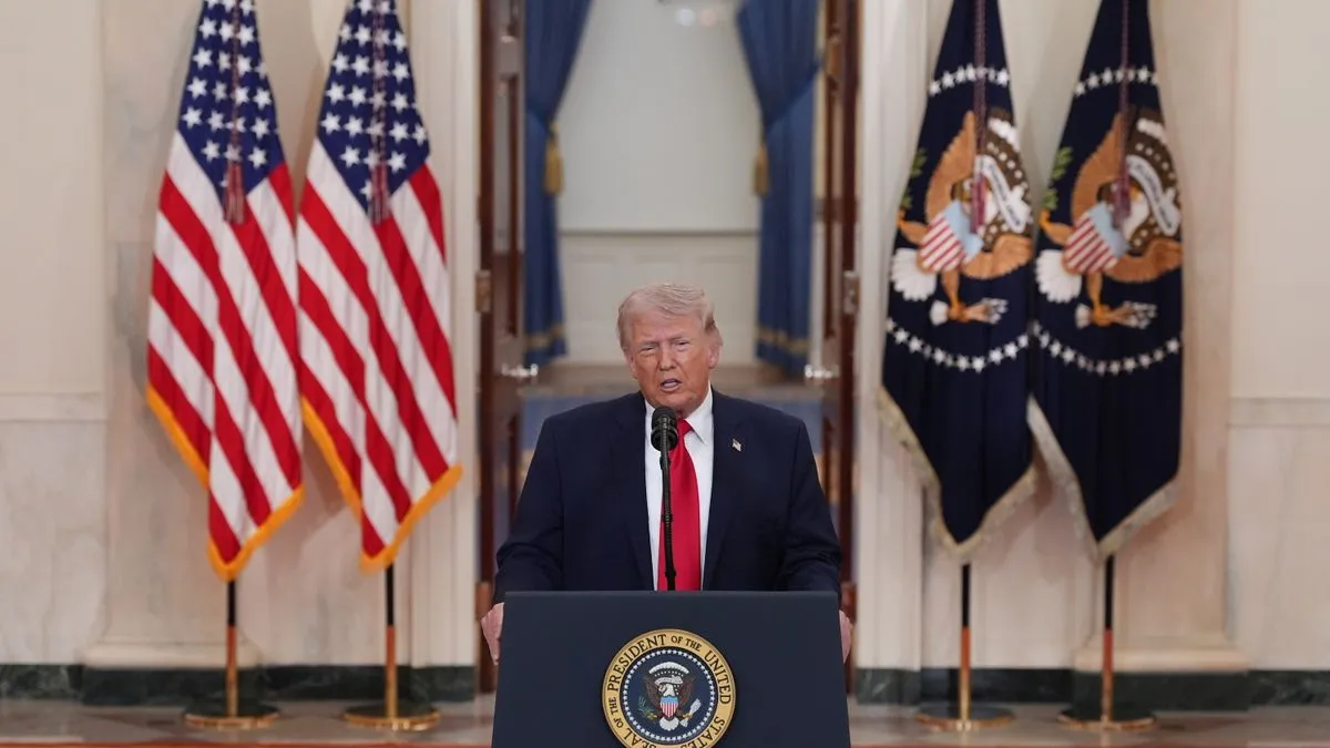 Donald Trumps Rede an die Nation: Der US-Präsident redet den Sieg herbei