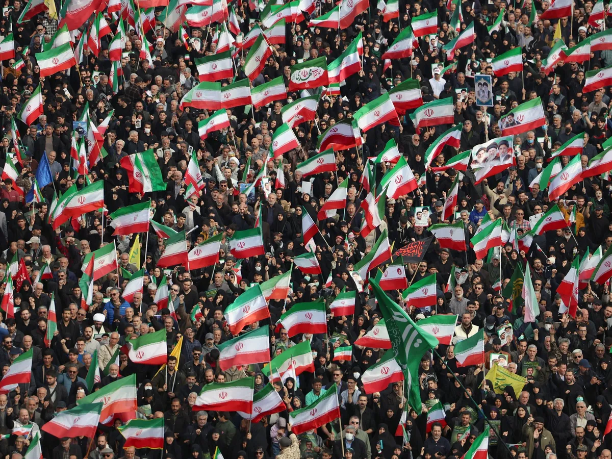 Mourners vow resistance as Iran marks Islamic Republic’s 47th anniversary