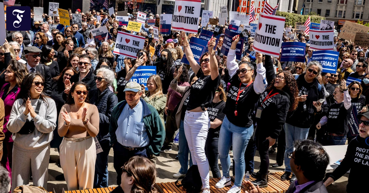 Angriff auf Rechtsstaat: Europas Anwälte stellen sich gegen Donald Trump