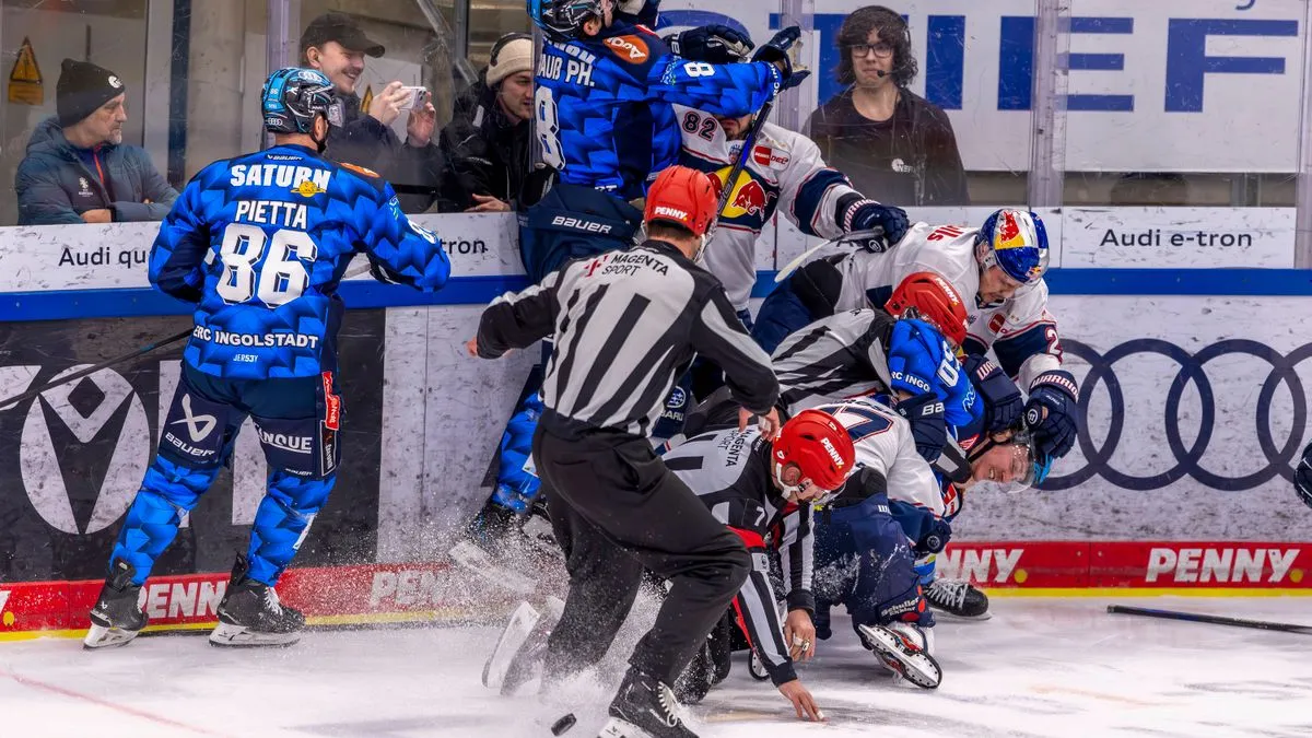 Deutsche Eshockey-Liga: Fabio Wagner von Red Bull Mpnchen nach brutalem Foul für 14 Spiele gesperrt
