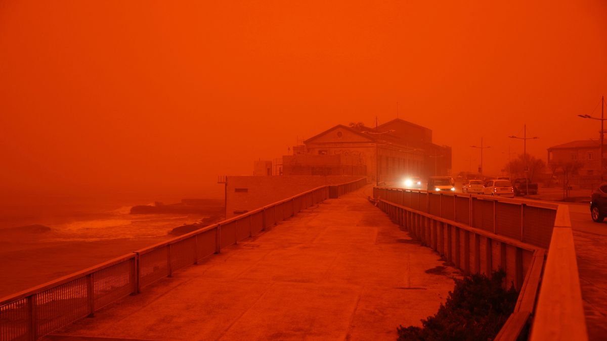Kreta: Saharastaub und Unwetter in Griechenland