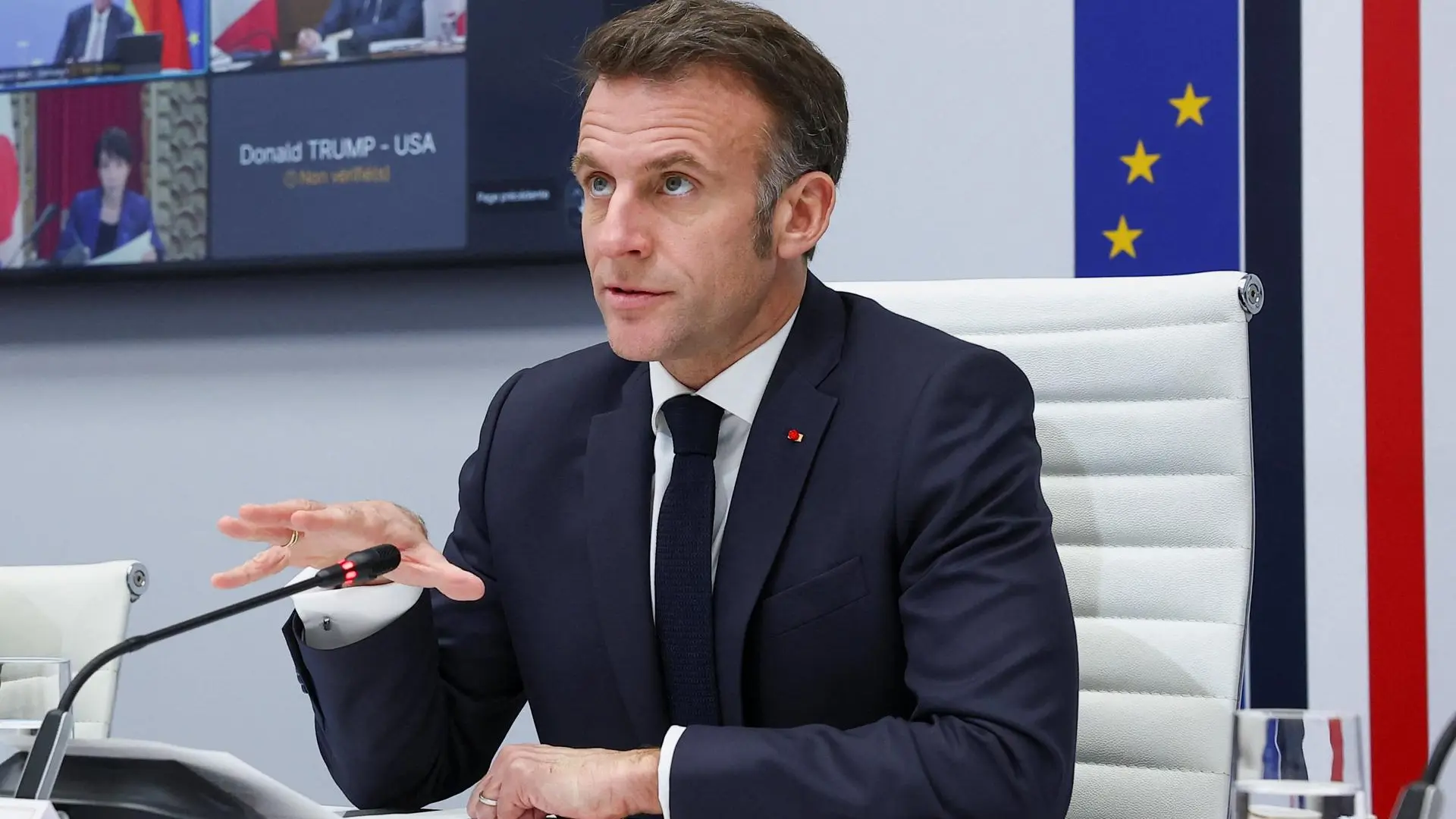 
         Macron responde a las burlas de Trump sobre él y su mujer: "No debería hablar todos los días" 
    