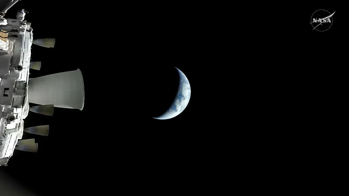 Mondmission: In der Nacht soll die Kapsel die Erdgravitation verlassen