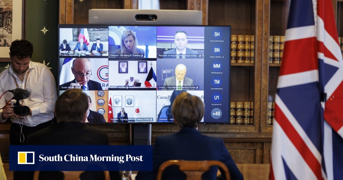 Britain says 40 countries discuss reopening Strait of Hormuz after Iran blockade