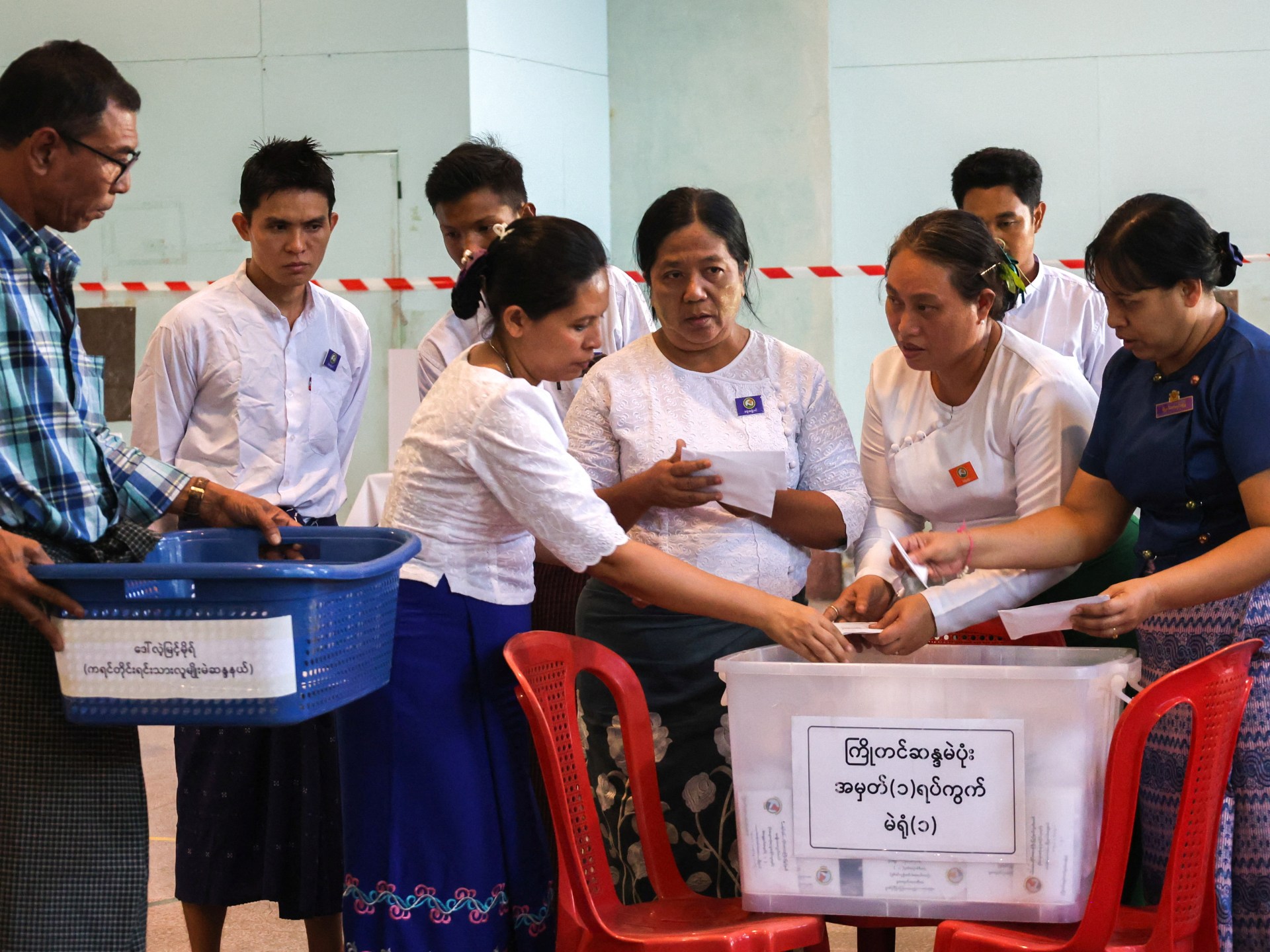 Myanmar military reports 50 percent turnout in first election phase