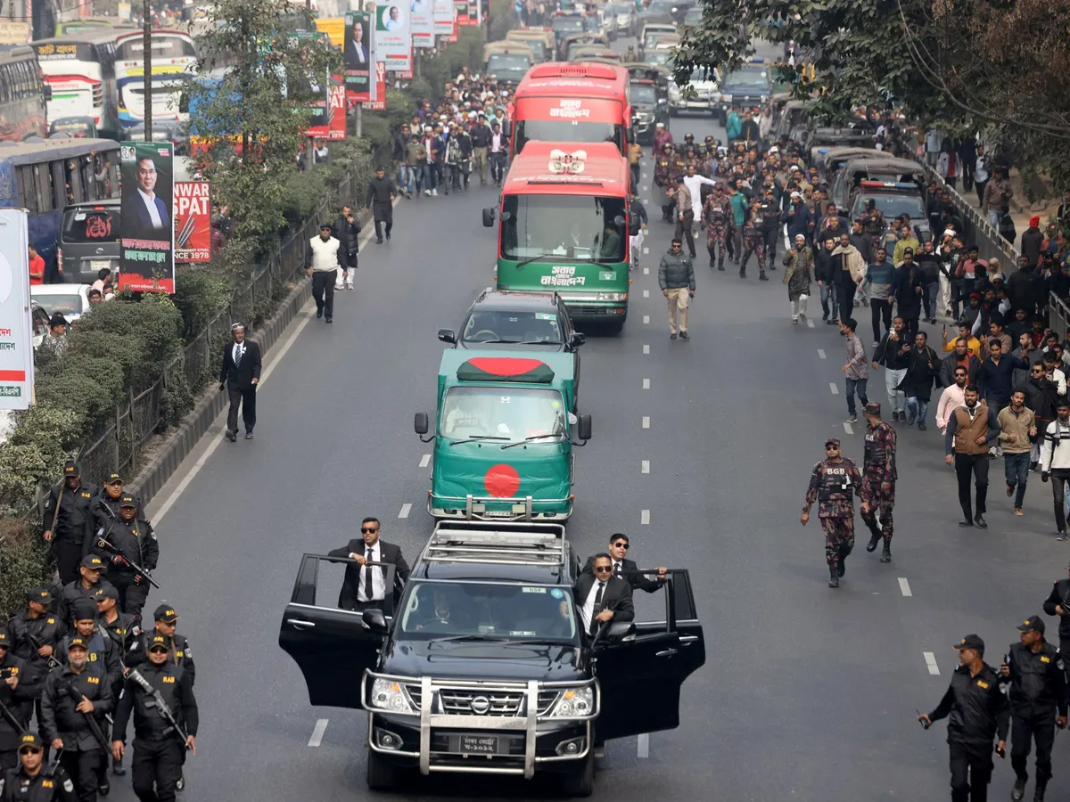 Huge crowds for Khaleda funeral as Bangladesh bids farewell to ex-leader