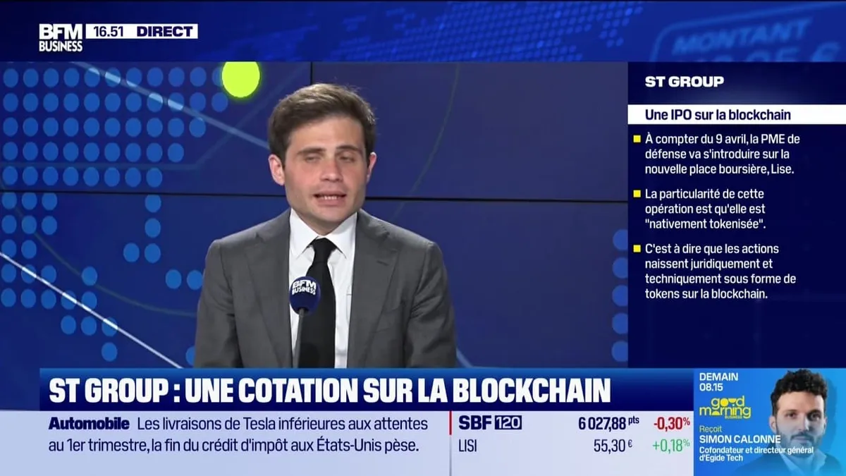 ST Group : une cotation sur la blockchain - 02/04