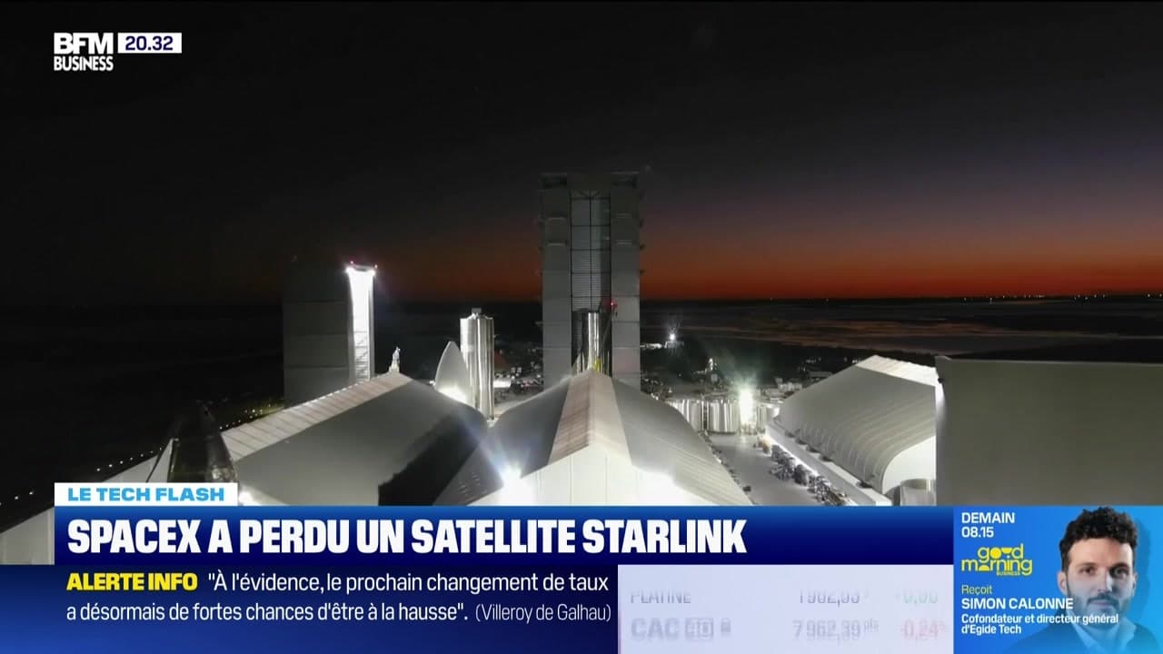 Le Tech Flash : SpaceX a perdu un satellite Starlink par Léa Benaim - 02/04