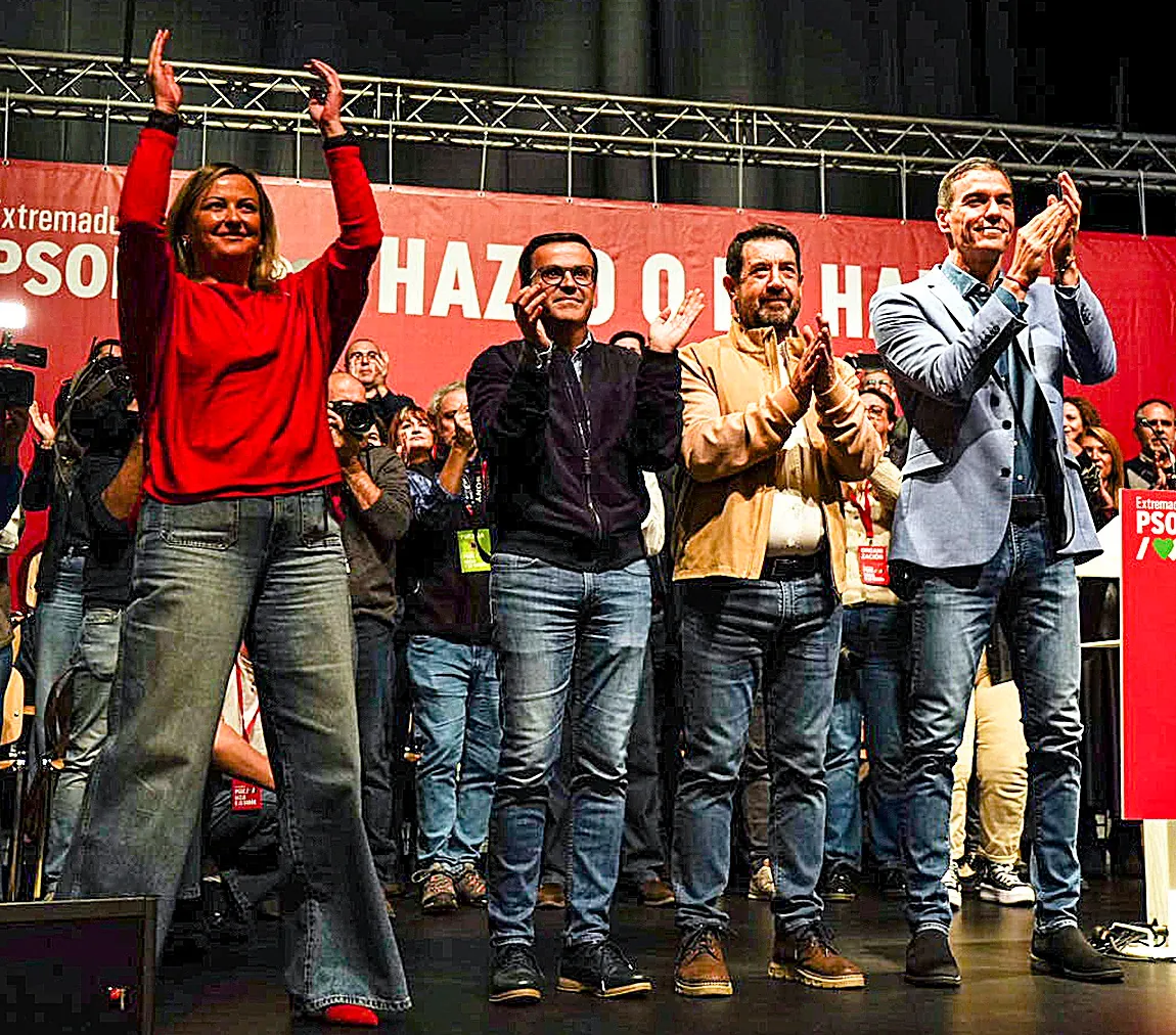 Sánchez seguirá sin tener "alineado" al PSOE de Extremadura gane quien gane unas primarias reñidas: "Está todo muy abierto"