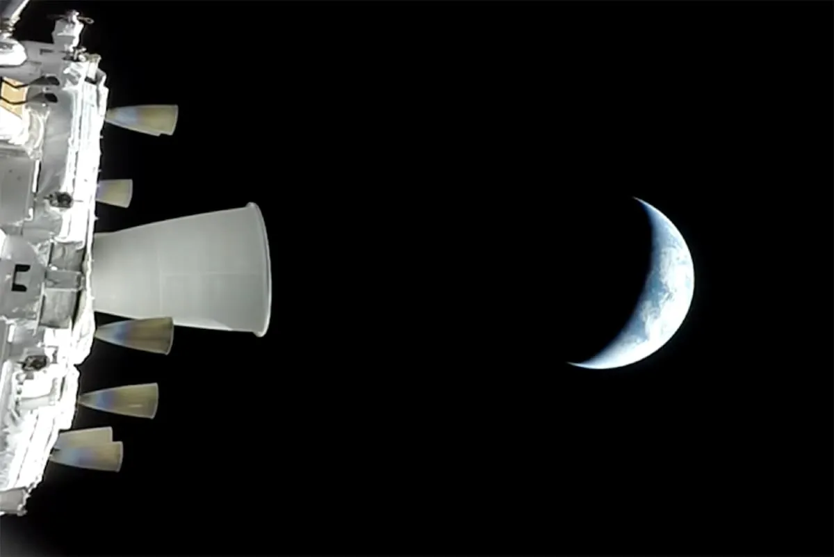 Éxito en la maniobra decisiva de la nave Orion: “La tripulación de Artemis 2 está oficialmente de camino a la Luna”