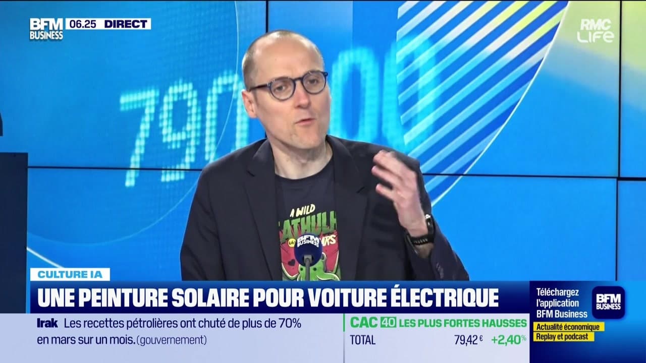 Culture IA : Une peinture solaire pour voiture électrique, par Anthony Morel - 03/04