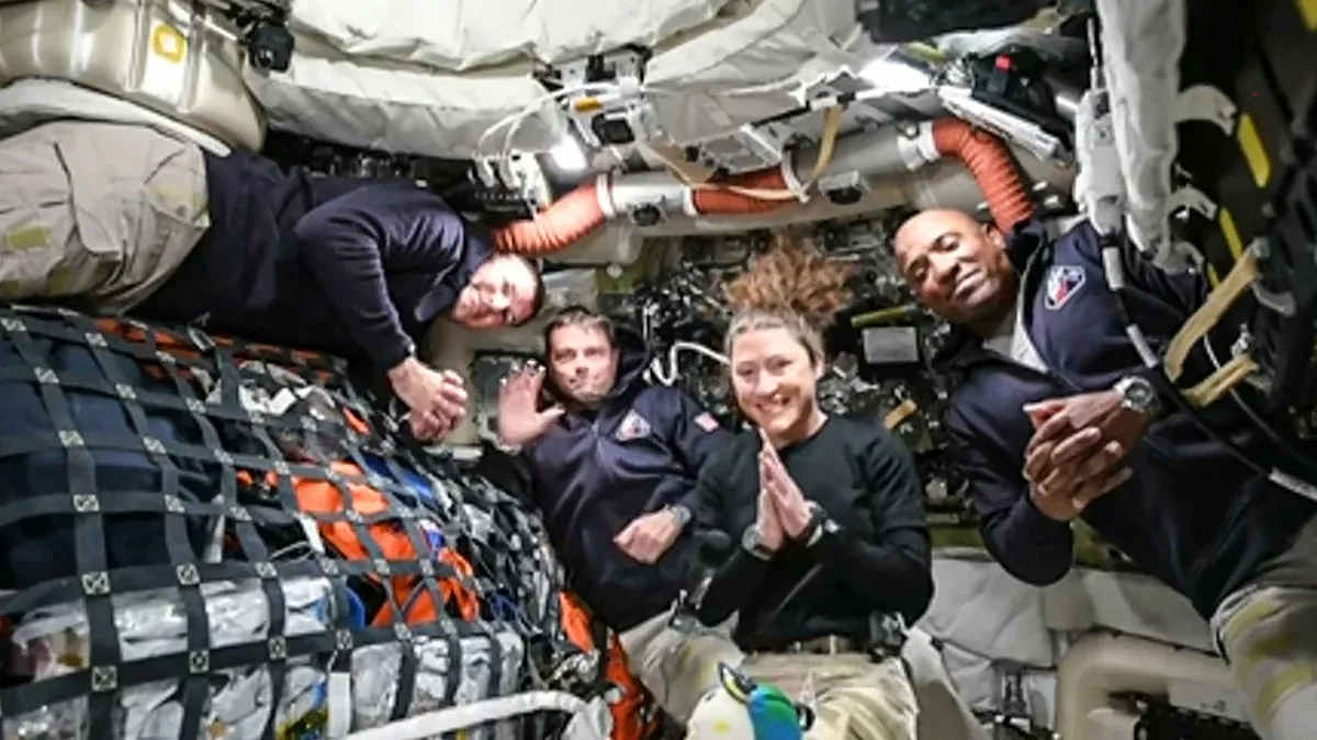 Mondmission: Artemis-Crew gibt ein Fernsehinterview