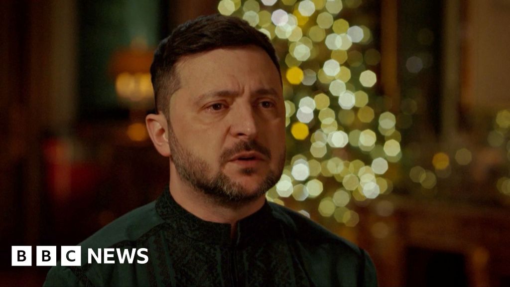 Zelensky says peace deal is 90% ready in New Year address 