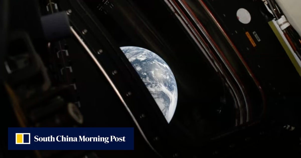 Artemis II’s moon-bound astronauts share first images of Earth’s brilliant blue beauty