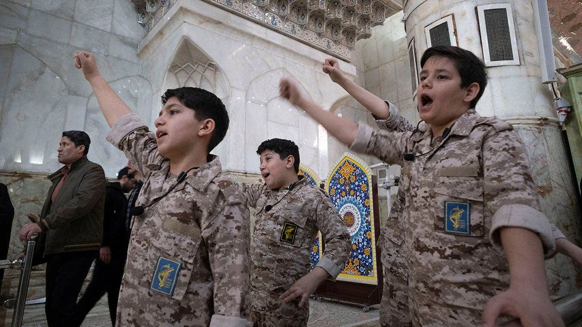 Iran Guards recruiting children as young as 12, putting them on front lines of war