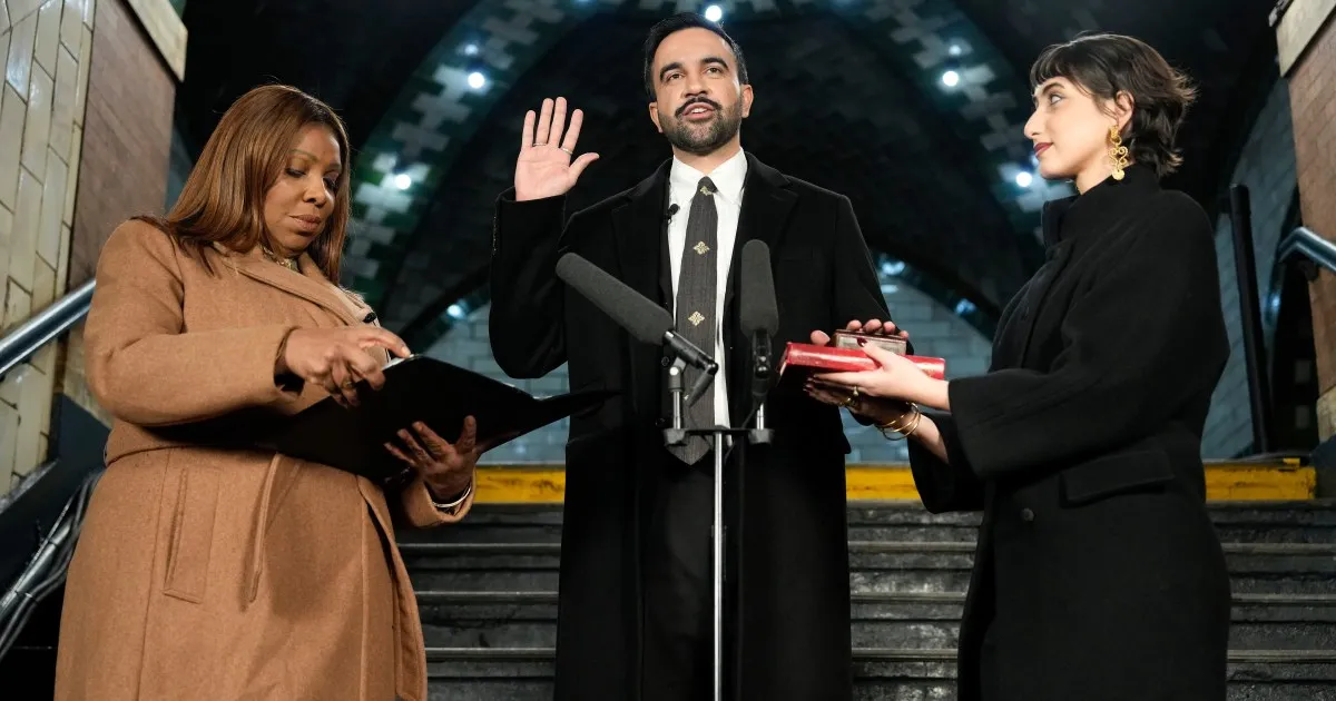 Photos: Zohran Mamdani becomes New York City’s first Muslim mayor