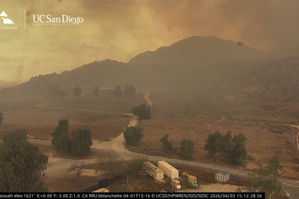 Crews battle fast-growing wildfire in windy Southern California that’s forced some to evacuate
