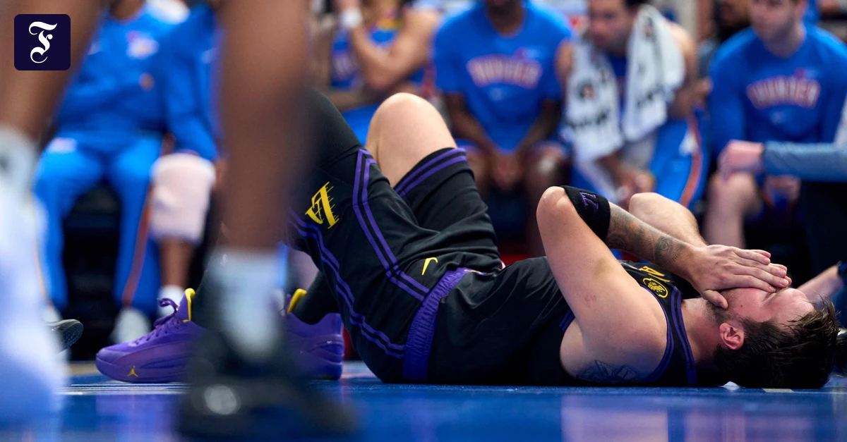Basketball-Star verletzt: Dončić fehlt den Lakers lange – auch in den Play-offs?