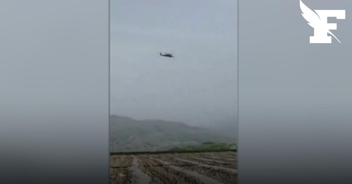 En images, la police iranienne ouvre le feu sur deux hélicoptères américains volant à basse altitude