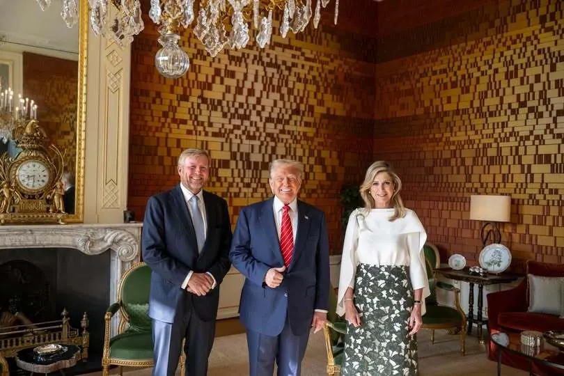 Enorme expectación ante la 'fiesta de pijamas' de los reyes Guillermo y Máxima de Holanda con Trump en la Casa Blanca
