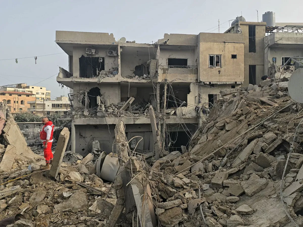 Israeli strikes damage hospital in Lebanon’s Tyre; ground invasion advances